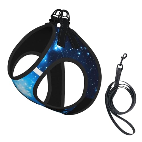 M Pet Leash Vest Hundegeschirr – kleine Größe, Wolfs-Druck, verstellbar, für Outdoor-Reisen und Spaziergänge M Pet Leash Vest Hundegeschirr – kleine Größe, Wolfs-Druck, verstellbar, für Outdoor-Reisen und Spaziergänge von LGHHGY