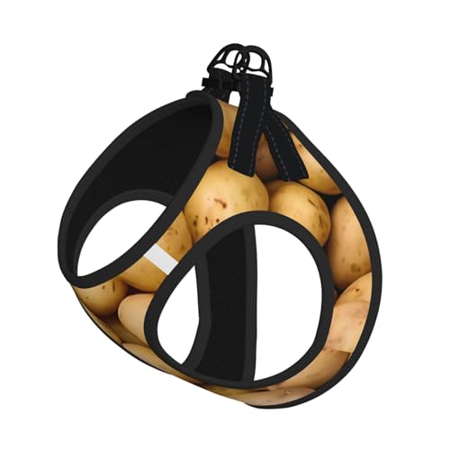 S Haustier-Leine, Hundegeschirr, klein, Gartenkartoffel-Druck, verstellbar, für Outdoor-Reisen und Spaziergänge S Haustier-Leine, Hundegeschirr, klein, Gartenkartoffel-Druck, verstellbar, für Outdoor-Reisen und Spaziergänge von LGHHGY
