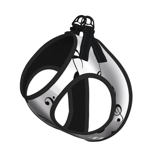S Pet Leash Vest Hundegeschirr – kleine Größe, Musikdruck, verstellbar, für Outdoor-Reisen und Spaziergänge S Pet Leash Vest Hundegeschirr – kleine Größe, Musikdruck, verstellbar, für Outdoor-Reisen und Spaziergänge von LGHHGY