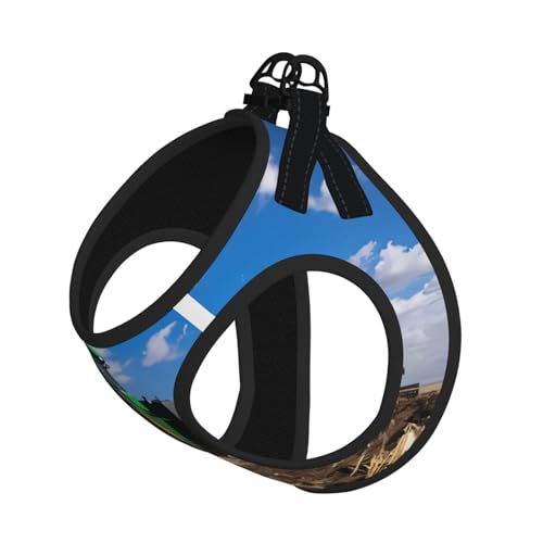 S Pet Leash Vest Hundegeschirr – kleine Größe, Traktor-Farm-Druck, verstellbar, für Outdoor-Reisen und Spaziergänge S Pet Leash Vest Hundegeschirr – kleine Größe, Traktor-Farm-Druck, verstellbar, für Outdoor-Reisen und Spaziergänge von LGHHGY