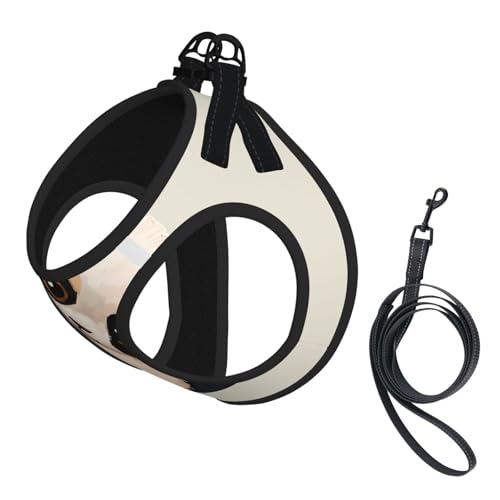 S Pet Leash Vest Hundegeschirr – kleine Größe, niedlicher kleiner Panda-Druck, verstellbar, für Outdoor-Reisen und Spaziergänge von LGHHGY