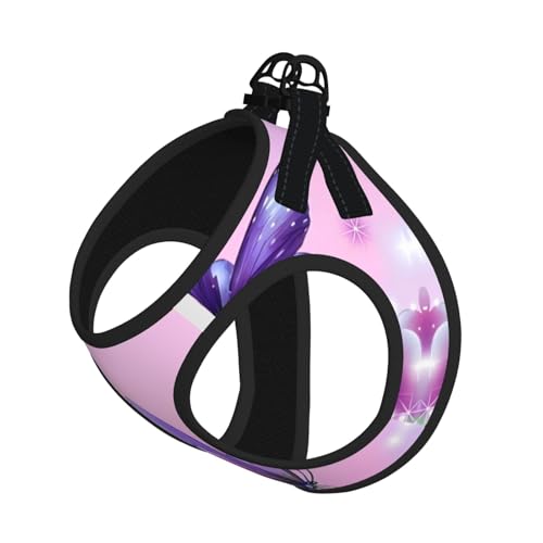 S Pet Leash Vest Hundegeschirr – kleine Größe, rosa Schmetterlings-Druck, verstellbar, für Outdoor-Reisen und Spaziergänge S Pet Leash Vest Hundegeschirr – kleine Größe, rosa Schmetterlings-Druck, verstellbar, für Outdoor-Reisen und Spaziergänge von LGHHGY