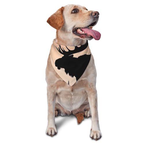 Elch Mountain Pine Tree Dog Bandana Pet Scarf Accessories for Small Medium Dogs Cats Photo Prop, Triangle Pet Bandanas Adjustable Puppy Bib Washable Dog Kerchief Puppy Neckerchief Elch Mountain Pine Tree Dog Bandana Pet Scarf Accessories for Small Medium Dogs Cats Photo Prop, Triangle Pet Bandanas Adjustable Puppy Bib Washable Dog Kerchief Puppy Neckerchief von LHBWCVN
