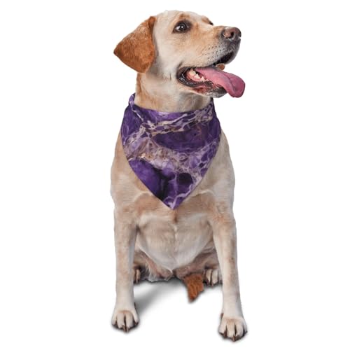 Hundehalstuch, Halstuch, Zubehör für kleine, mittelgroße Hunde, Katzen, Foto-Requisite, Dreieck, verstellbares Welpen-Lätzchen, waschbar, Hundehalstuch, Welpen-Halstuch, Violett Hundehalstuch, Halstuch, Zubehör für kleine, mittelgroße Hunde, Katzen, Foto-Requisite, Dreieck, verstellbares Welpen-Lätzchen, waschbar, Hundehalstuch, Welpen-Halstuch, Violett von LHBWCVN