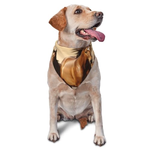 Hundehalstuch mit Pferde-Motiv, Zubehör für kleine, mittelgroße Hunde und Katzen, Foto-Requisite, dreieckiges Haustierhalstuch, verstellbares Welpen-Lätzchen, waschbar, Hundehalstuch, Welpen-Halstuch Hundehalstuch mit Pferde-Motiv, Zubehör für kleine, mittelgroße Hunde und Katzen, Foto-Requisite, dreieckiges Haustierhalstuch, verstellbares Welpen-Lätzchen, waschbar, Hundehalstuch, Welpen-Halstuch von LHBWCVN