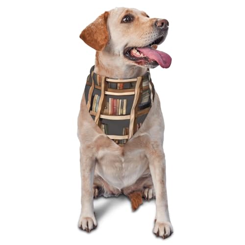 Lustiges Bücherregal-Kollektion und Leiter, Hundehalstuch, Zubehör für kleine, mittelgroße Hunde und Katzen, Foto-Requisite, dreieckiges Haustierhalstuch, verstellbares Welpen-Lätzchen, waschbar Lustiges Bücherregal-Kollektion und Leiter, Hundehalstuch, Zubehör für kleine, mittelgroße Hunde und Katzen, Foto-Requisite, dreieckiges Haustierhalstuch, verstellbares Welpen-Lätzchen, waschbar von LHBWCVN