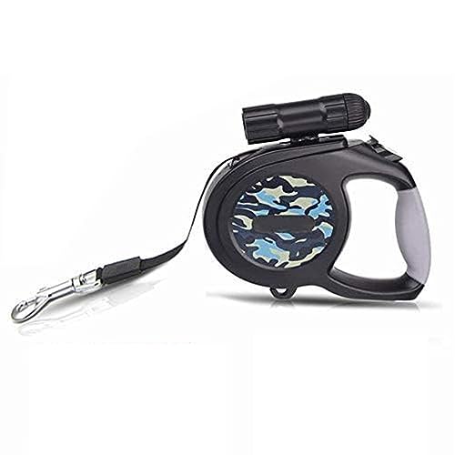 LHKJ Hundeleine, aufrollbar, 8 m, einziehbar, mit LED-Licht, automatische einziehbare Leine, geeignet für Hunde, Weighing Less Than von LHKJ