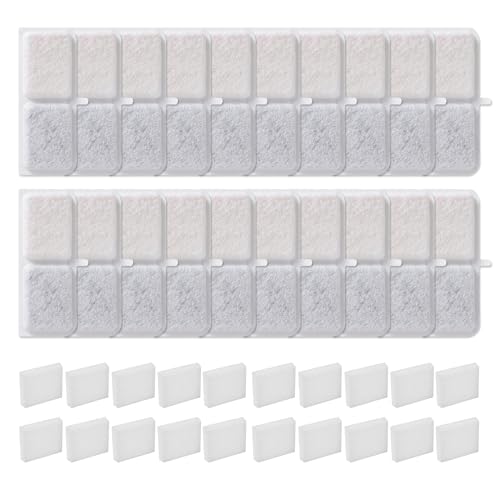 Katzenbrunnen Filter, 40er Pack Filter katzenbrunnen, einschließlich 20 Trinkbrunnen Filter und 20 Schaumstofffilterschwämmen, Filter für katzenbrunnen Sie das Trinkwasser sauber und gesund Katzenbrunnen Filter, 40er Pack Filter katzenbrunnen, einschließlich 20 Trinkbrunnen Filter und 20 Schaumstofffilterschwämmen, Filter für katzenbrunnen Sie das Trinkwasser sauber und gesund von LIAILA