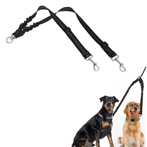 LIANRISES Doppelleine für 2 Hunde - Flexi Leine für Große Hunde, Keine Verschränkung, 360° Drehung, Reflexion, Dehnung LIANRISES Doppelleine für 2 Hunde - Flexi Leine für Große Hunde, Keine Verschränkung, 360° Drehung, Reflexion, Dehnung von LIANRISES