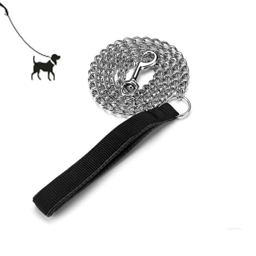 LIANRISES 120cm Hundekette Bissfeste Hundeleine Kettenleine Hund Kettenhundeleinen Hundeleine Kette Lustig Komfortable Griff für Kleine Mittlere Große Hunde LIANRISES 120cm Hundekette Bissfeste Hundeleine Kettenleine Hund Kettenhundeleinen Hundeleine Kette Lustig Komfortable Griff für Kleine Mittlere Große Hunde von LIANRISES