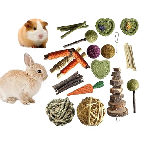 LIANRISES 27 Stück Kaninchen Spielzeug Hasen Zubehör Kaninchen Zubehör Hamster Spielzeug Meerschweinchen Zubehoer Hasen Spielzeug Hasenspielzeug Kaninchen Kauen Spielzeug Natürliche Holzstäbchen LIANRISES 27 Stück Kaninchen Spielzeug Hasen Zubehör Kaninchen Zubehör Hamster Spielzeug Meerschweinchen Zubehoer Hasen Spielzeug Hasenspielzeug Kaninchen Kauen Spielzeug Natürliche Holzstäbchen von LIANRISES