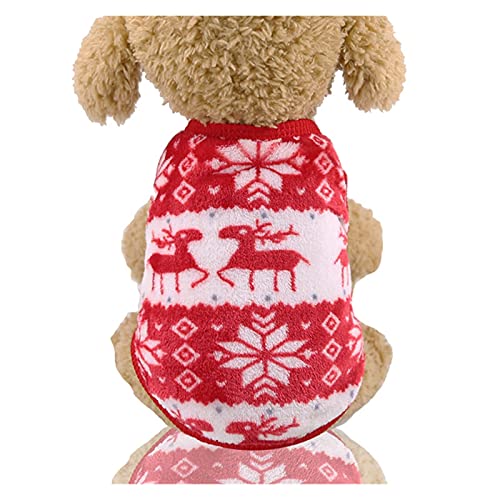 LIANYG Hundepullover Fleece Haustier Hund Kleidung for Hunde Kleidung Warme Hund Weste Hemd Puppy Cat Kleidung for Hunde Mantel Hoodie Haustiere Kleidung Katzenpullover (Color : 1, Size : S) von LIANYG