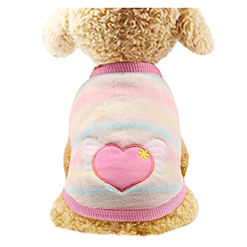 LIANYG Hundepullover Fleece Haustier Hund Kleidung for Hunde Kleidung Warme Hund Weste Hemd Puppy Cat Kleidung for Hunde Mantel Hoodie Haustiere Kleidung Katzenpullover (Color : 4, Size : L) von LIANYG