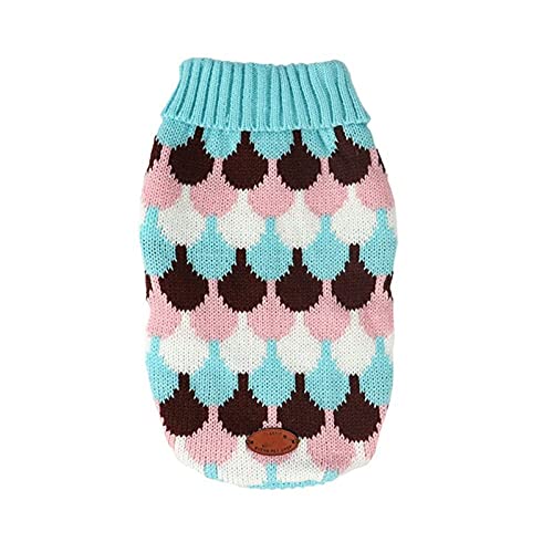 LIANYG Hundepullover Rollkragengestrickte Hundepullover Klassische Kabel Strick Hund Jumper Mantel Warme Haustier Winter Kleidung Outfits for Hunde Katzen in der kalten Jahreszeit Katzenpullover LIANYG Hundepullover Rollkragengestrickte Hundepullover Klassische Kabel Strick Hund Jumper Mantel Warme Haustier Winter Kleidung Outfits for Hunde Katzen in der kalten Jahreszeit Katzenpullover von LIANYG