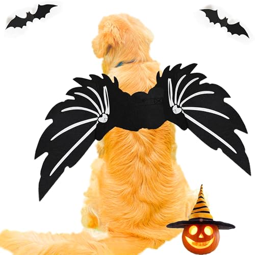 LIBRNTY Fledermausflügel Hund,Halloween Hund Kostüm,Hund Bat Wings Kostüm,Haustier Fledermaus Kostüm Niedlich Halloween Kostüm für Haustiere Cosplay-Kostüm für Mittleren Hund für Partys LIBRNTY Fledermausflügel Hund,Halloween Hund Kostüm,Hund Bat Wings Kostüm,Haustier Fledermaus Kostüm Niedlich Halloween Kostüm für Haustiere Cosplay-Kostüm für Mittleren Hund für Partys von LIBRNTY