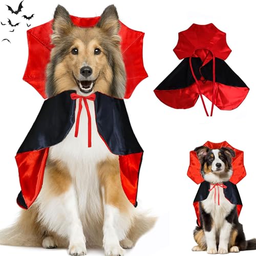 LIBRNTY Halloween Hund Katze Kostüm Umhang,Haustiere Vampir Kostüm,Katze KostümumhangHalloween Hund Costume,Haustier Cosplay Kleidung,für Katzen und kleine HundeHalloween-Party LIBRNTY Halloween Hund Katze Kostüm Umhang,Haustiere Vampir Kostüm,Katze KostümumhangHalloween Hund Costume,Haustier Cosplay Kleidung,für Katzen und kleine HundeHalloween-Party von LIBRNTY