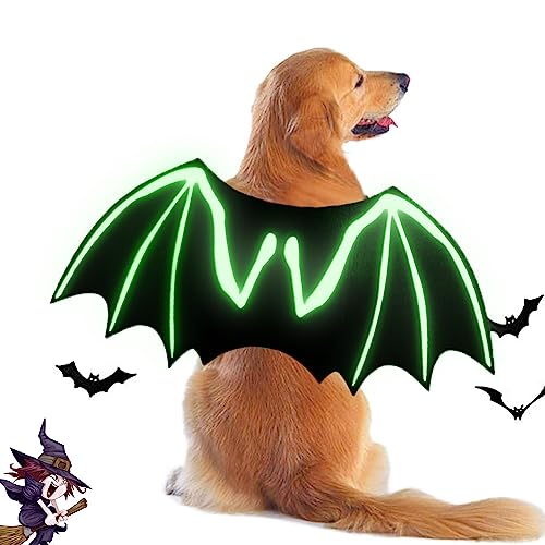 LIBRNTY Haustier Fledermausflügel,Halloween Haustier Kostüm,Katze Hund Fledermaus Kostüm,CHundekostüme,Dekoration,Schwarze Bekleidung für große Katzen Hunde(Neues Upgrade im Jahr 2023 schwarz,groß) LIBRNTY Haustier Fledermausflügel,Halloween Haustier Kostüm,Katze Hund Fledermaus Kostüm,CHundekostüme,Dekoration,Schwarze Bekleidung für große Katzen Hunde(Neues Upgrade im Jahr 2023 schwarz,groß) von LIBRNTY