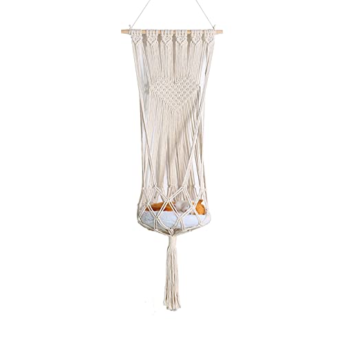 LICHENGTAI Katzenhängematte Wandmontage Handgestrickt Katzenschaukel Makramee Hängend Katzenbett für den Innen und Außenbereich Makramee-gewebte Wanddekoration Geschenke LICHENGTAI Katzenhängematte Wandmontage Handgestrickt Katzenschaukel Makramee Hängend Katzenbett für den Innen und Außenbereich Makramee-gewebte Wanddekoration Geschenke von LICHENGTAI