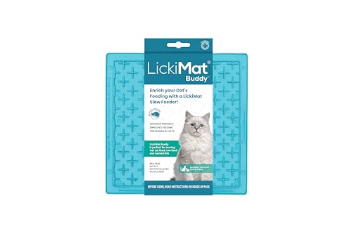 LICKIMAT Buddy Cat Türkis von LICKIMAT