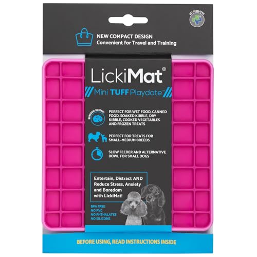 ""LICKIMAT“ Mini Tuff Playdate Hundefuttermatte, Hunde-Slow-Feeder, Linderung von Langeweile und Ängsten für Hunde, perfekt für Futter, Leckerlis, Joghurt oder Erdnussbutter, lustige, LM913X ""LICKIMAT“ Mini Tuff Playdate Hundefuttermatte, Hunde-Slow-Feeder, Linderung von Langeweile und Ängsten für Hunde, perfekt für Futter, Leckerlis, Joghurt oder Erdnussbutter, lustige, LM913X von LICKIMAT