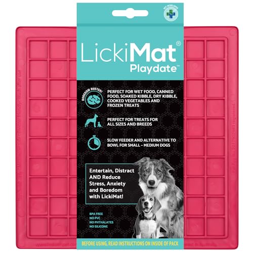 LICKIMAT Playdate - small 20 x 20 cm in div. Farben, Farbe:pink von LICKIMAT