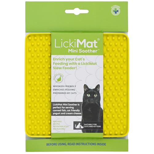 LickiMat Cat Mini Classic – Moderne Fütterung für die ganze Katzenfamilie, langsames Füttern, reduziert Angstzustände, bereichert das Essenserlebnis LickiMat Cat Mini Classic – Moderne Fütterung für die ganze Katzenfamilie, langsames Füttern, reduziert Angstzustände, bereichert das Essenserlebnis von LICKIMAT