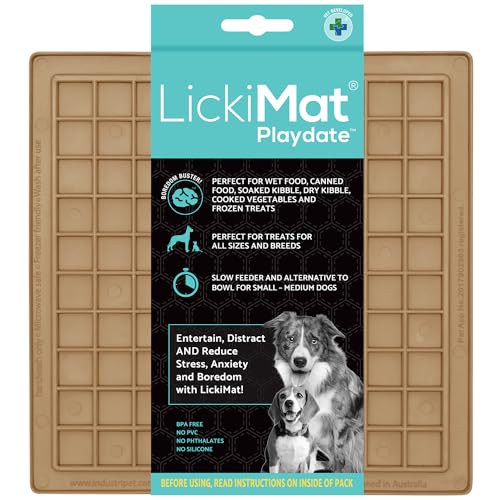 LickiMat Classic Playdate Pastel Family (Kaffee) von LICKIMAT