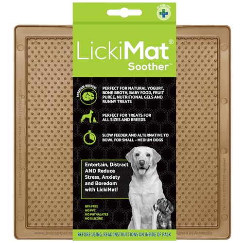 LickiMat Klassischer Schnuller, Futtermatte für Langeweile und Angstzustände, ideal für Lebensmittel, Leckereien, Joghurt oder Erdnussbutter, Leckmatten, lustige Alternative zu einem Slow Feeder Bowl, von LICKIMAT