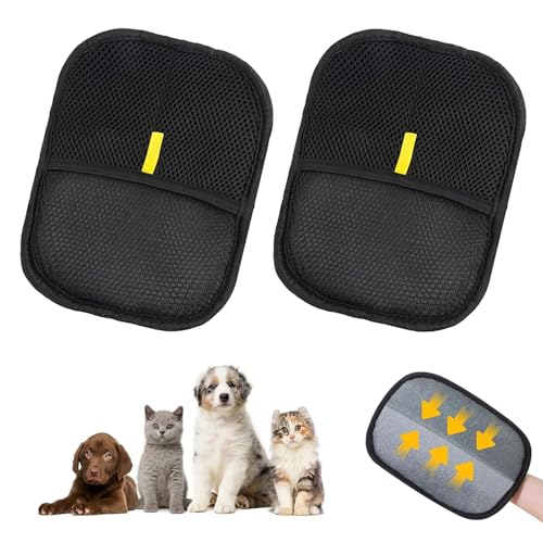 2 Stück Tierhaarentferner Handschuh, Wiederverwendbare Pet Hair Remover Glove Für die Pflege und Entfernung Unerwünsch für Glattes und Gesundes Fell, Für Kleidung, Möbel und Sofa 2 Stück Tierhaarentferner Handschuh, Wiederverwendbare Pet Hair Remover Glove Für die Pflege und Entfernung Unerwünsch für Glattes und Gesundes Fell, Für Kleidung, Möbel und Sofa von LIDEYE