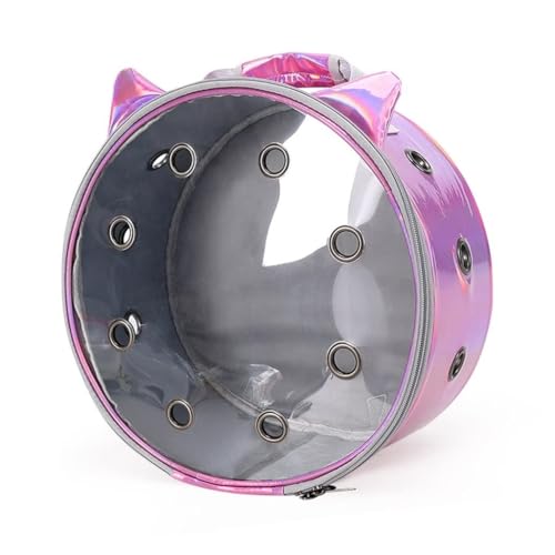 Atmungsaktiver Rucksackträger for Haustiere, leicht, belüftet, for Spaziergänge, Wanderungen im Freien(Rose) von LIEWEI Boutique Shop UK