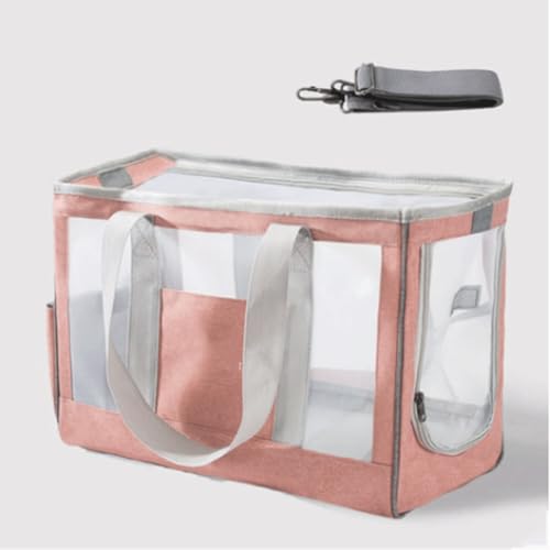 Faltbarer Katzen-Rucksackträger – Belüftete Haustier-Reisetasche for kleine Katzen und Hunde, for Wandern, Camping(Rose) von LIEWEI Boutique Shop UK