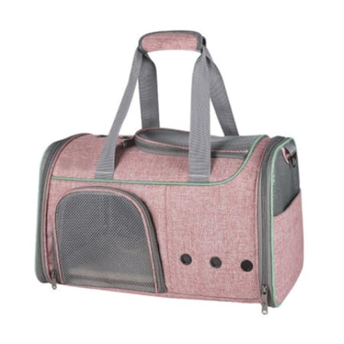 Rucksackträger for Katzen und Hunde, groß, faltbar, mit hoher Kapazität, for kleine Katzen, Reisen, Wandern, Outdoor, belüftet(Rose) von LIEWEI Boutique Shop UK