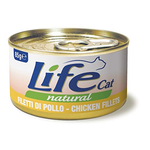 Life Cat Natural Hähnchenfilets, Dose 85g von LIFE PET CARE