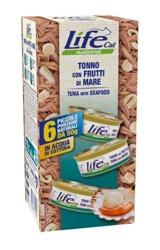 LIFE CAT MULTIBOX TONNO E FRUTTI DI MARE. 6X50GR LIFE CAT MULTIBOX TONNO E FRUTTI DI MARE. 6X50GR von LIFE