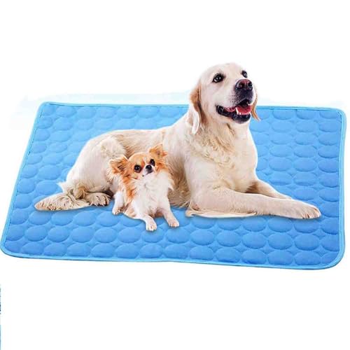 LIFECOSM Dog Cooling Mat,Non-Slip Reusable Self Cooling Mat for Dogs Cats,Resistant Pet Cool Mats Washable Cool Pads for Summer (XL) von LIFECOSM