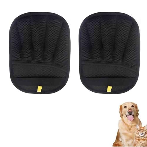 LIFECOSM Pet Hair Remover Glove,Double Sided Grooming Gloves,for Removing Static Hair,Pet Hair Gentle Remover Gloves for Dogs,Cats with Long/Short. (2pcs) von LIFECOSM