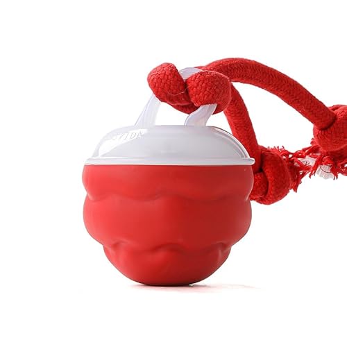 LIFECOSM Yobensun Dog Toy, 2025 New Dog Interactive Toy, nteractive Puppy Chasing Spinning Balls, New Motion Activated Rolling Smart Jumping Ball,USB Rechargeable for Small Medium Dogs (1 pc Red) von LIFECOSM