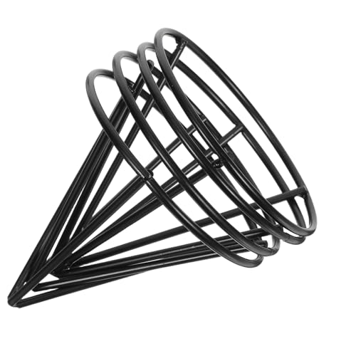 LIFKICH 4 Stücke Dreieckiger Metallhalter Für Obstpflanzen Obstdekorationsgestell Mit Breitem Becherhalter Sprossenobstgestell Für Pflanzenanbau von LIFKICH