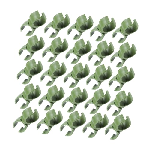 LIFKICH 50 Stück Gartenbefestigungsschnallen Pflanzenspalierverbinder Verbindungsschnallen Für Pflanzen Robuste Kleine Schnallen Federschnallen von LIFKICH