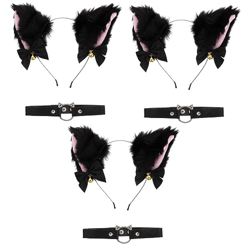 LIFKOME 3 Sets Haarband Kragen Set Für Cosplay Halloween Dekorative Haar Hoop Festival Prop von LIFKOME