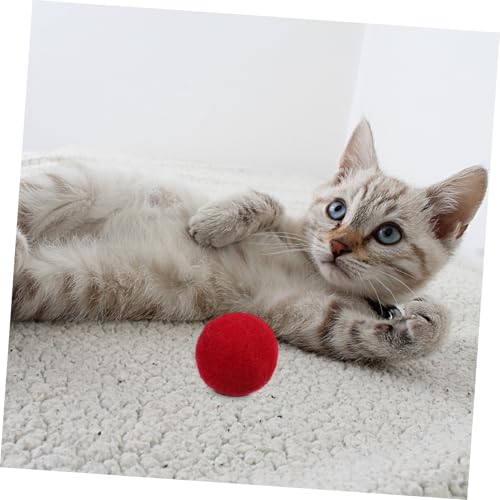 LIFKOME 4 Stück Teiliges Hundespielzeug aus Bissfestem Filz Football Förmige Kauspielbälle zur Zahnpflege Interaktives Wurf und Kau für Welpen und Hunde Aller Fördert Intelligenz und LIFKOME 4 Stück Teiliges Hundespielzeug aus Bissfestem Filz Football Förmige Kauspielbälle zur Zahnpflege Interaktives Wurf und Kau für Welpen und Hunde Aller Fördert Intelligenz und von LIFKOME