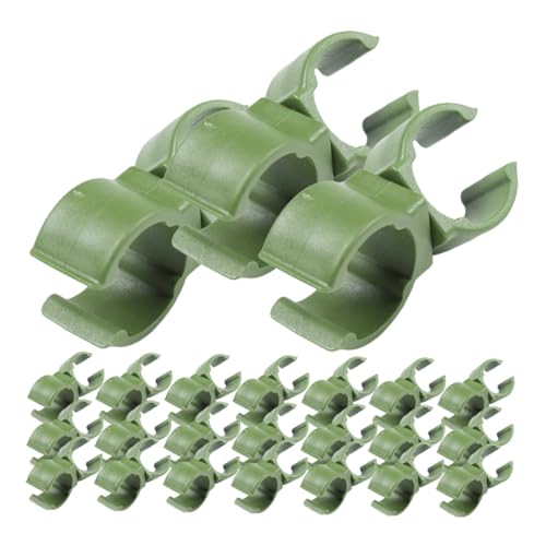 LIFKOME 50Stücke Gartenklammern Kunststoff Pflanzenstützclips Für Tomaten Und Kletterpflanzen Einfach Zu Bedienen Für Stabilen Pflanzenklettergerüstaufbau Wiederverwendbar von LIFKOME