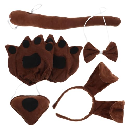 LIFKOME Cosplay-welpenset Mit Stirnband Nase Und Pfotenhandschuhen Hundekostüm-zubehör Für Junge Mädchen Und Erwachsene Für Partys Und Halloween-Cosplay LIFKOME Cosplay-welpenset Mit Stirnband Nase Und Pfotenhandschuhen Hundekostüm-zubehör Für Junge Mädchen Und Erwachsene Für Partys Und Halloween-Cosplay von LIFKOME