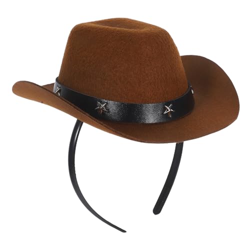 LIFKOME Kleines Western-cowboyhut-Stirnband, Mini-Haustiere, Cowgirl-Stirnband, Hut, Modisch, Bequem, Kopfschmuck, Party-Dekoration, Kopfbedeckung LIFKOME Kleines Western-cowboyhut-Stirnband, Mini-Haustiere, Cowgirl-Stirnband, Hut, Modisch, Bequem, Kopfschmuck, Party-Dekoration, Kopfbedeckung von LIFKOME
