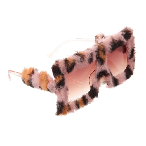 LIFKOME Plüsch- Women Sunglasses damensonnenbrille alberne Brille für Erwachsene lustige Sonnenbrillen für Frauen Gläser Coole Brille Strandparty- STK Leopard LIFKOME Plüsch- Women Sunglasses damensonnenbrille alberne Brille für Erwachsene lustige Sonnenbrillen für Frauen Gläser Coole Brille Strandparty- STK Leopard von LIFKOME