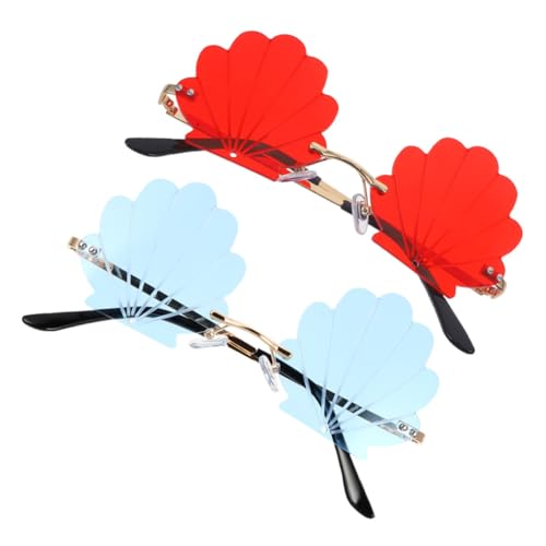 LIFKOME Rahmenlose Muschelsonnenbrille Für Damen Leicht Und Bequem Effektiv Uv-Strahlen Blockiert Für Urlaub Und Strandausflüge LIFKOME Rahmenlose Muschelsonnenbrille Für Damen Leicht Und Bequem Effektiv Uv-Strahlen Blockiert Für Urlaub Und Strandausflüge von LIFKOME