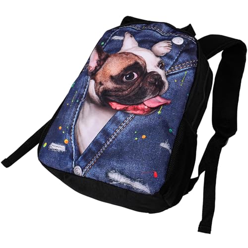 LIFKOME Stylischer Rucksack mit Hundemotiv Verstellbare Schultergurte für Reisen Schule und Alltag Praktischer Aufbewahrungsbeutel für Studenten und LIFKOME Stylischer Rucksack mit Hundemotiv Verstellbare Schultergurte für Reisen Schule und Alltag Praktischer Aufbewahrungsbeutel für Studenten und von LIFKOME