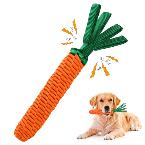 LIFLIX Hundespielzeug Seil, Zerrspielzeug für Hund, Karotte Hundespielzeug mit Knitterpapier Anhängern, Möhre LIFLIX Hundespielzeug Seil, Zerrspielzeug für Hund, Karotte Hundespielzeug mit Knitterpapier Anhängern, Möhre von LIFLIX