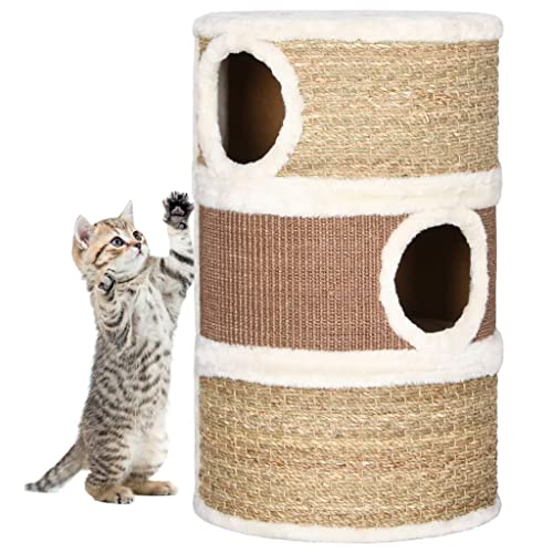 Animals & Pet Supplies – Kratzfass für Katzen, 60 cm, Seegras von LIFTRR