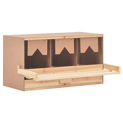 Business & Industrie - Hühner-Verlegenest 3 Fächer 72x33x38 cm Kiefer massiv Landwirtschaft Business & Industrie - Hühner-Verlegenest 3 Fächer 72x33x38 cm Kiefer massiv Landwirtschaft von LIFTRR